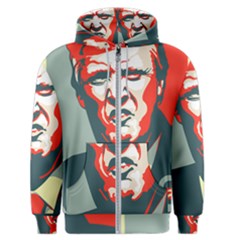 Trump Nope Men s Zipper Hoodie by goljakoff