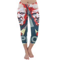 Trump Nope Capri Winter Leggings  by goljakoff