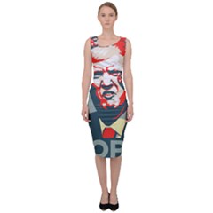 Trump Nope Sleeveless Pencil Dress by goljakoff