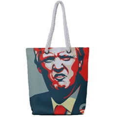 Trump Nope Full Print Rope Handle Tote (small) by goljakoff