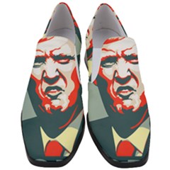 Trump Nope Women Slip On Heel Loafers by goljakoff