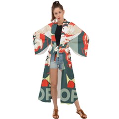 Trump Nope Maxi Kimono by goljakoff