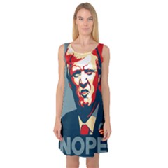 Trump2 Sleeveless Satin Nightdress by goljakoff