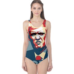 Trump2 One Piece Swimsuit by goljakoff