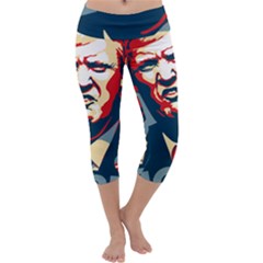 Trump2 Capri Yoga Leggings by goljakoff