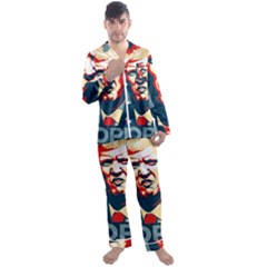 Trump2 Men s Long Sleeve Satin Pajamas Set by goljakoff