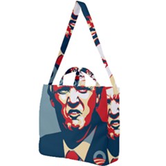 Trump2 Square Shoulder Tote Bag by goljakoff