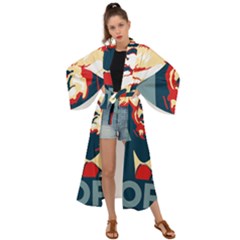 Trump2 Maxi Kimono by goljakoff