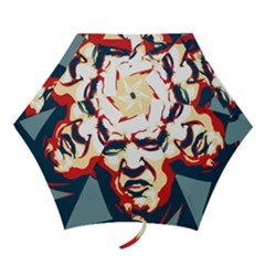 Trump Pop Art Mini Folding Umbrellas by goljakoff