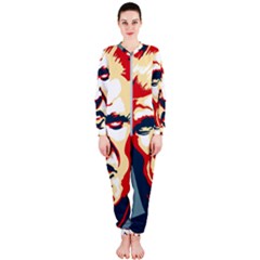 Trump Pop Art Onepiece Jumpsuit (ladies)  by goljakoff