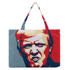 Trump Pop Art Zipper Medium Tote Bag by goljakoff