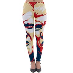 Trump Pop Art Lightweight Velour Leggings by goljakoff