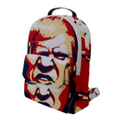 Trump Pop Art Flap Pocket Backpack (large) by goljakoff