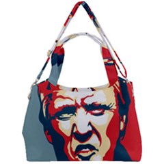 Trump Pop Art Double Compartment Shoulder Bag by goljakoff