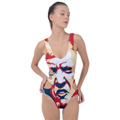 Trump Pop Art Side Cut Out Swimsuit by goljakoff