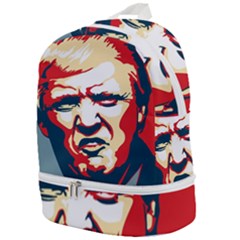 Trump Pop Art Zip Bottom Backpack by goljakoff