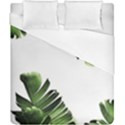 Green banana leaves Duvet Cover (California King Size) View1