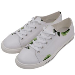 Green Banana Leaves Women s Low Top Canvas Sneakers by goljakoff