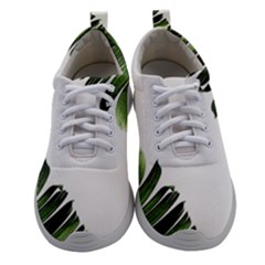 Green Banana Leaves Athletic Shoes by goljakoff