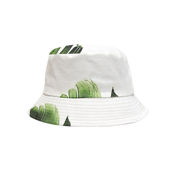 Green banana leaves Inside Out Bucket Hat (Kids)