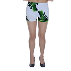 Banana Leaves Skinny Shorts by goljakoff