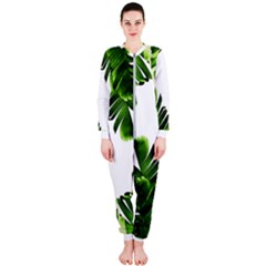 Banana Leaves Onepiece Jumpsuit (ladies)  by goljakoff