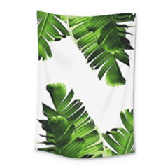 Banana Leaves Small Tapestry by goljakoff