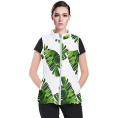 Banana Leaves Women s Puffer Vest by goljakoff