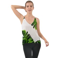 Banana Leaves Chiffon Cami by goljakoff