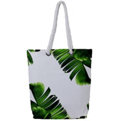 Banana Leaves Full Print Rope Handle Tote (small) by goljakoff