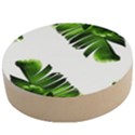 Banana leaves Wooden Bottle Opener (Round) View1