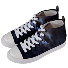 Mystic Moon Collection Women s Mid-top Canvas Sneakers