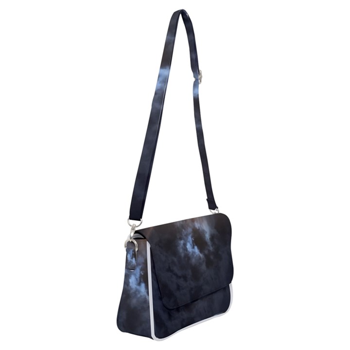 Mystic Moon Collection Shoulder Bag with Back Zipper