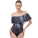 Mystic Moon Collection Off Shoulder Velour Bodysuit  View1