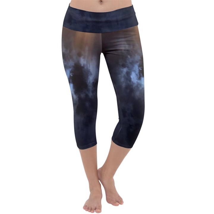 Mystic Moon Collection Capri Yoga Leggings