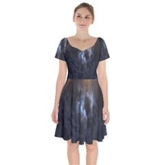 Mystic Moon Collection Short Sleeve Bardot Dress