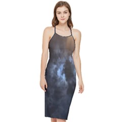 Mystic Moon Collection Bodycon Cross Back Summer Dress