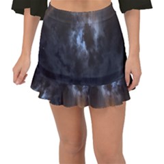 Mystic Moon Collection Fishtail Mini Chiffon Skirt