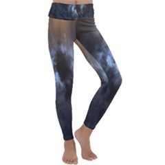 Mystic Moon Collection Kids  Lightweight Velour Classic Yoga Leggings by HoneySuckleDesign