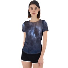 Mystic Moon Collection Back Cut Out Sport Tee by HoneySuckleDesign