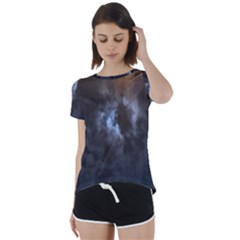 Mystic Moon Collection Short Sleeve Foldover Tee by HoneySuckleDesign