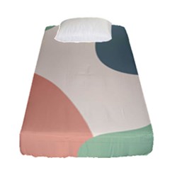 Abstract Shapes  Fitted Sheet (single Size) by Sobalvarro