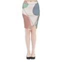 Abstract shapes  Midi Wrap Pencil Skirt View1