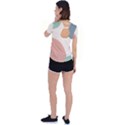 Abstract shapes  Back Circle Cutout Sports Tee View2