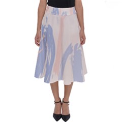 Marble Stains  Perfect Length Midi Skirt by Sobalvarro