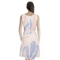 Marble stains  Sleeveless Waist Tie Chiffon Dress View2