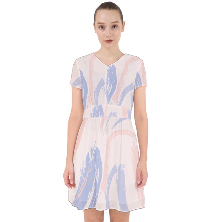 Marble stains  Adorable in Chiffon Dress