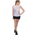 Marble stains  Bubble Hem Chiffon Tank Top View2