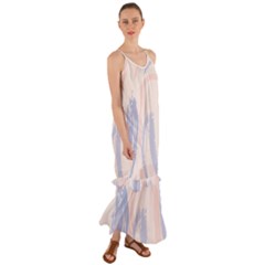 Marble Stains  Cami Maxi Ruffle Chiffon Dress by Sobalvarro