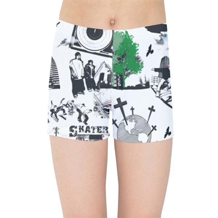 Skater-Underground Kids  Sports Shorts